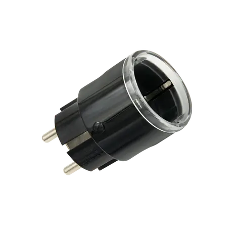 Shelly Plug S MTR Gen3 Chytrá zásuvka s měřením spotřeby černá / Wi-Fi / BT / 12A / Schuko
