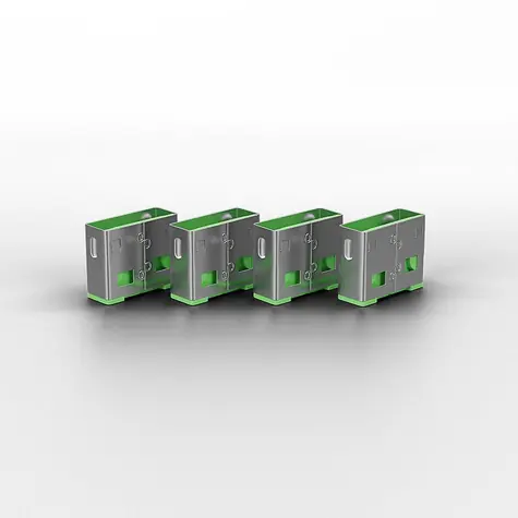 Lindy 40451 Blokátor portů USB zelená /4 ks