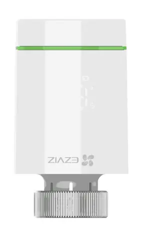 EZVIZ T55 Chytrá termostatická hlavice bílá / Zigbee / 55×95 mm / 2× 1.5V AA