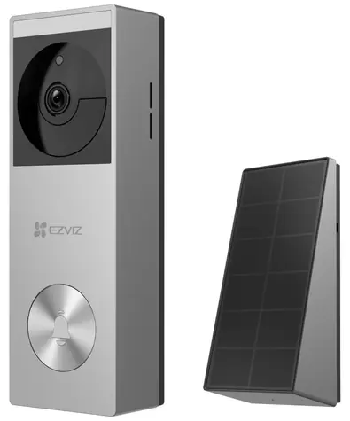 EZVIZ HP3 Pro Chytrý videozvonek  šedá / Wi-Fi / 2048×1296 / solární panel / IP65