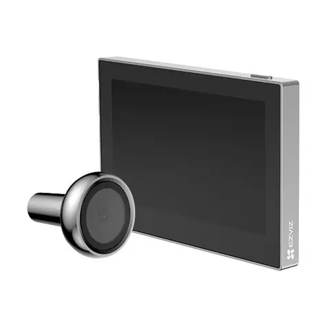 EZVIZ HP2 Chytré dveřní kukátko černá / 146° / Wi-Fi / 2K / Monitor 4.3