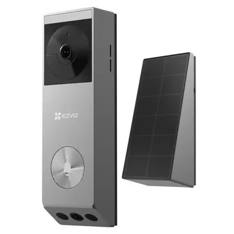 EZVIZ EP3x Pro Chytrý videozvonek se dvěma kamerami stříbrná / Wi-Fi / 2048×1296 / IP65 