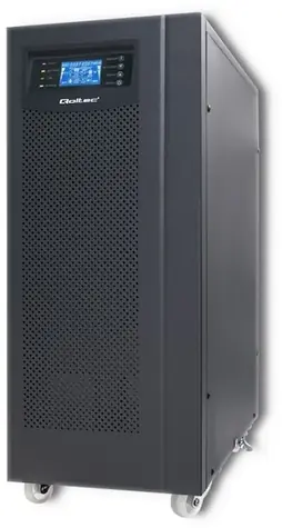 Zánovní - Qoltec 53044 UPS černá / UPS / 10000VA / 8000W / LCD / zánovní