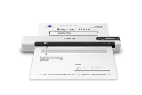 EPSON WorkForce DS-80W / Mobilní Skener / A4 / 600 dpi / USB 2.0 / Wi-Fi / ADF