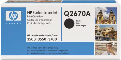 HP Q2670A originální toner / CLJ 3500, 3700 / 6.000 stran / Černý