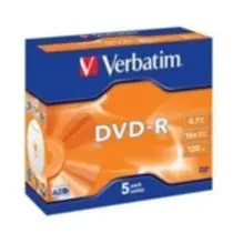 Verbatim 5ks DVD-R 4.7GB 16x / JewelCase