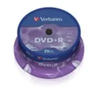 Verbatim 25ks DVD+R 4.7GB 16x / Spindl