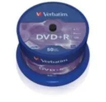 Verbatim 50ks DVD+R 4.7GB 16x / Spindl