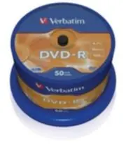 Verbatim DVD-R(50-Pack)Spindle/General Retail/16x/4.7GB 