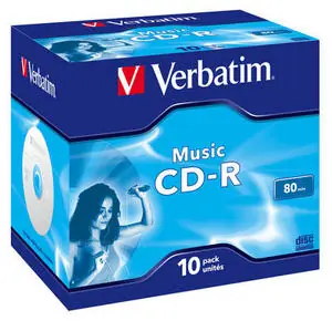Verbatim 10ks CD-R 700MB Live it! 40x  / JewelCase