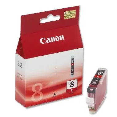 Canon CLI-8R originální inkoustová kazeta / červená