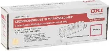 OKI originální toner pro C5x50 & 55x0 fialová / 5.000 stran