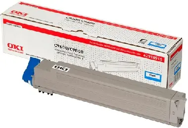 OKI originální toner pro C9600 & 9800 MFP modrá / 15.000 stran