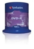 Verbatim 100ks DVD+R 4.7GB 16x / Spindl