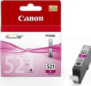 Canon CLI-521M originální cartridge / 9 ml / fialová