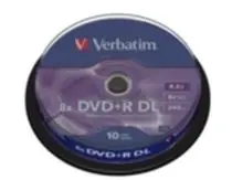Verbatim 10ks DVD+R DL 8.5GB 8x / Spindl