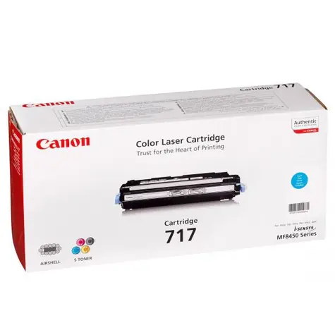Canon 717C / tonerová kazeta / CRG717C / modrá