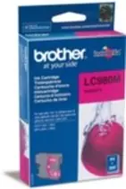 Brother LC-980M originální cartridge / DCP-145C, DCP-165C / 260 stran / Červená