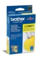 Brother LC-980Y originální cartridge / DCP-145C, DCP-165C / 260 stran / Žlutá