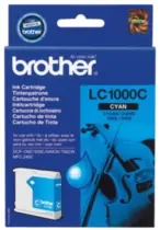 Brother LC-1000C originální cartridge / DCP-130C, DCP-330C / 400 stran / Modrá