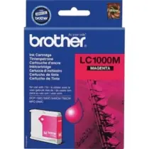Brother LC-1000M originální cartridge / DCP-130C, DCP-330C / 400 stran / Červená