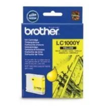 Brother LC-1000Y originální cartridge / DCP-130C, DCP-330C / 400 stran / Žlutá