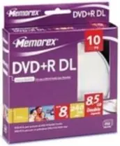 Média DVD+R9 Memorex 8.5GB, 4x, CakeBox , 10ks