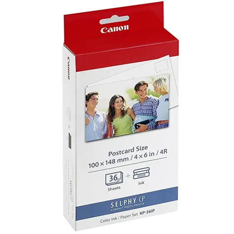 Canon KP36IP (7737A001AF) / papír do termosublimační tiskárny / 10x15 / 36ks