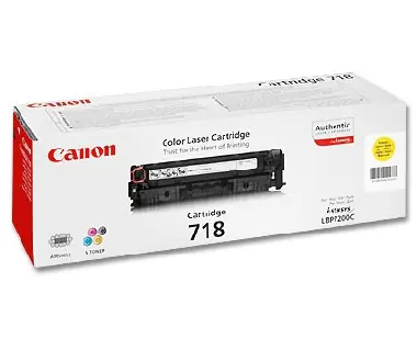 Canon CRG-718Y originální toner (2659B002) / LBP-7200Cdn / 2.900 stran / žlutá