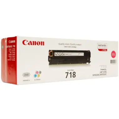 Canon CRG-718M originální toner / LBP-7200Cdn / 2.900 stran / fialová