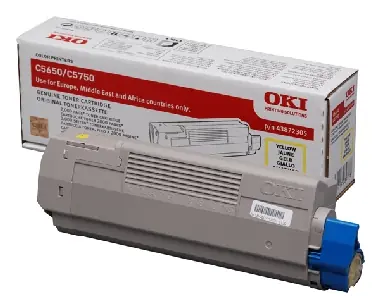 OKI originální toner pro C5650 & 5750 žlutá / 2.000 stran