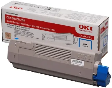 OKI originální toner pro C5650 & 5750 modrá / 2.000 stran