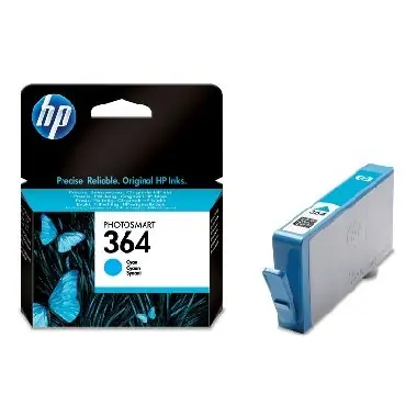 HP CB318EE Ink Cart No.364 pro D5460, C5380, 3ml, Cyan 