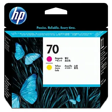HP C9406A  originální tisková hlava 70 / Designjet Z2100, Z3100 / Magenta + yellow 