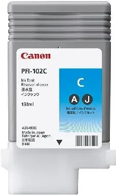 Canon PFI-102  originální inkoustová kazeta cyan / 130ml