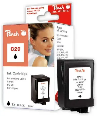 Peach BC-20 alternativní inkoustová kazeta pro Canon BJC-4000 / černá