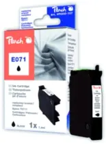 Peach T0711 alternativní cartridge s chipem / 7.4 ml / Černá