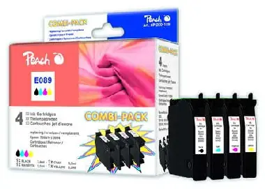 Peach T0891-T0894 alternativní cartridge / 1x8,1 , 3x6,2 ml ml CombiPack / více barev