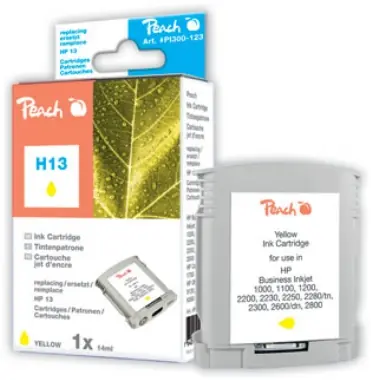 Peach 13 alternativní cartridge / HP Business inkjet 1000 /  17,1 ml / Žlutá