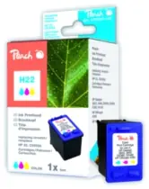 Peach Remanufactured 22 alternativní cartridge / HP DeskJet 3920 / 17 ml / Barevná