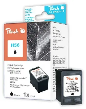 Peach Remanufactured 56 alternativní cartridge / DeskJet 5550 / 19ml / Černý