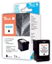 Peach inkoustová náplň černá kompatibilní s HP C9362E, No. 336
