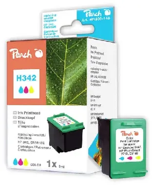 Peach inkoustová náplň barevná kompatibilní s HP C9361E, No. 342