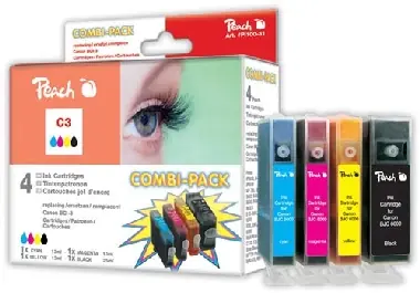 Peach BCI-3 alternativní inkoustová kazeta pro Canon / CombiPack