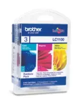 Brother LC-1100HYRBWBP originální cartridge / DCP-185, DCP-585 / 3x 750 stran / MultiPack