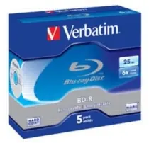 Verbatim BD-R BLU-RAY 25 GB / 25GB / 6x / Jewel