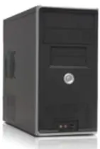 Foxconn CASE stříbrno/černý TW082, mini, USB2.0+Audio+Mic, 300W Fortron RoHS