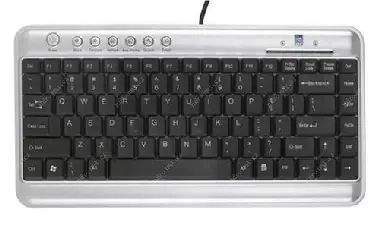 A4tech KL-5UP / Klávesnice k notebooku / USB / CZ / Černá