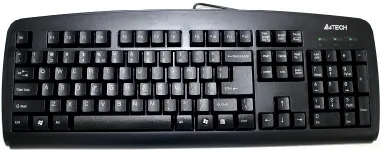 A4tech KB-720 / tenká klávesnice / USB / CZ/US / černá