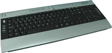 ACUTAKE ACU-OFFICEKEYBOARD 1 / USB / PS2 / CZ / Černo-stříbrná